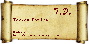 Torkos Dorina névjegykártya